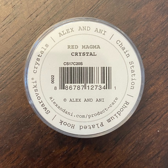 Alex and Ani Red Magma Swarovski Crystal Jewlery Gem - Picture 2 of 3